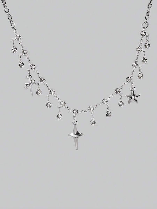 glitch and glitter choker