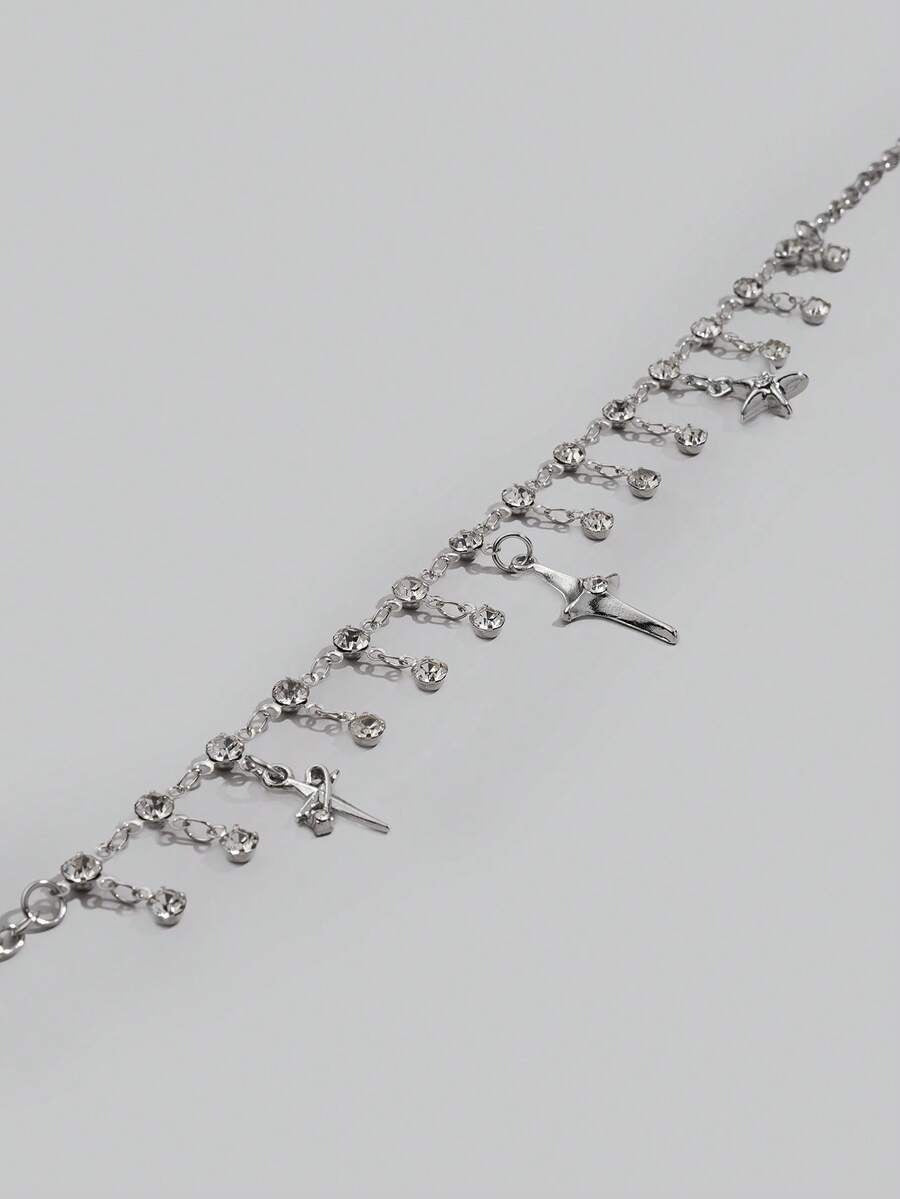 glitch and glitter choker