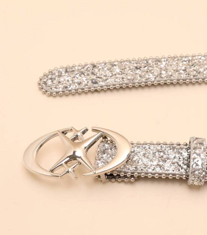 glitter sparkly belt