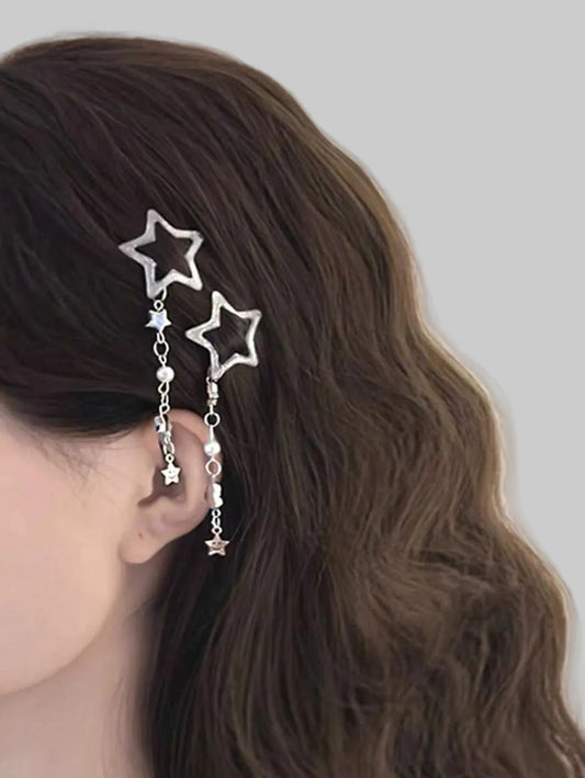 star tassel hair pin