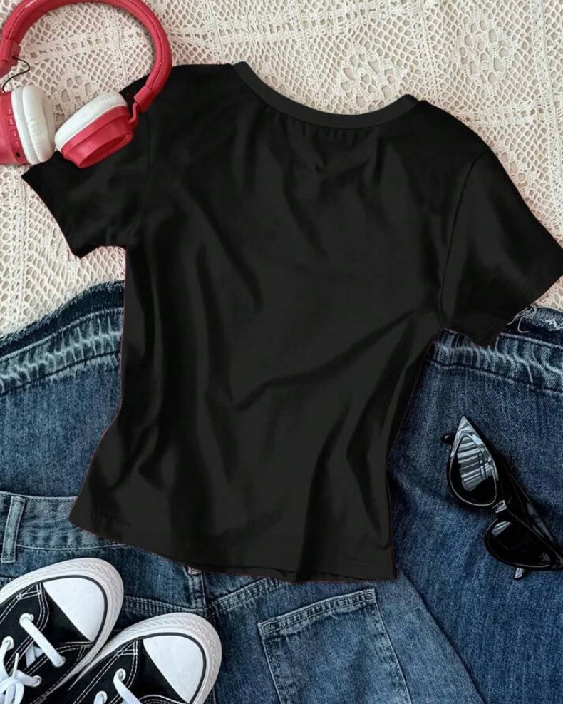 cat 🐈‍⬛ graphic baby tee