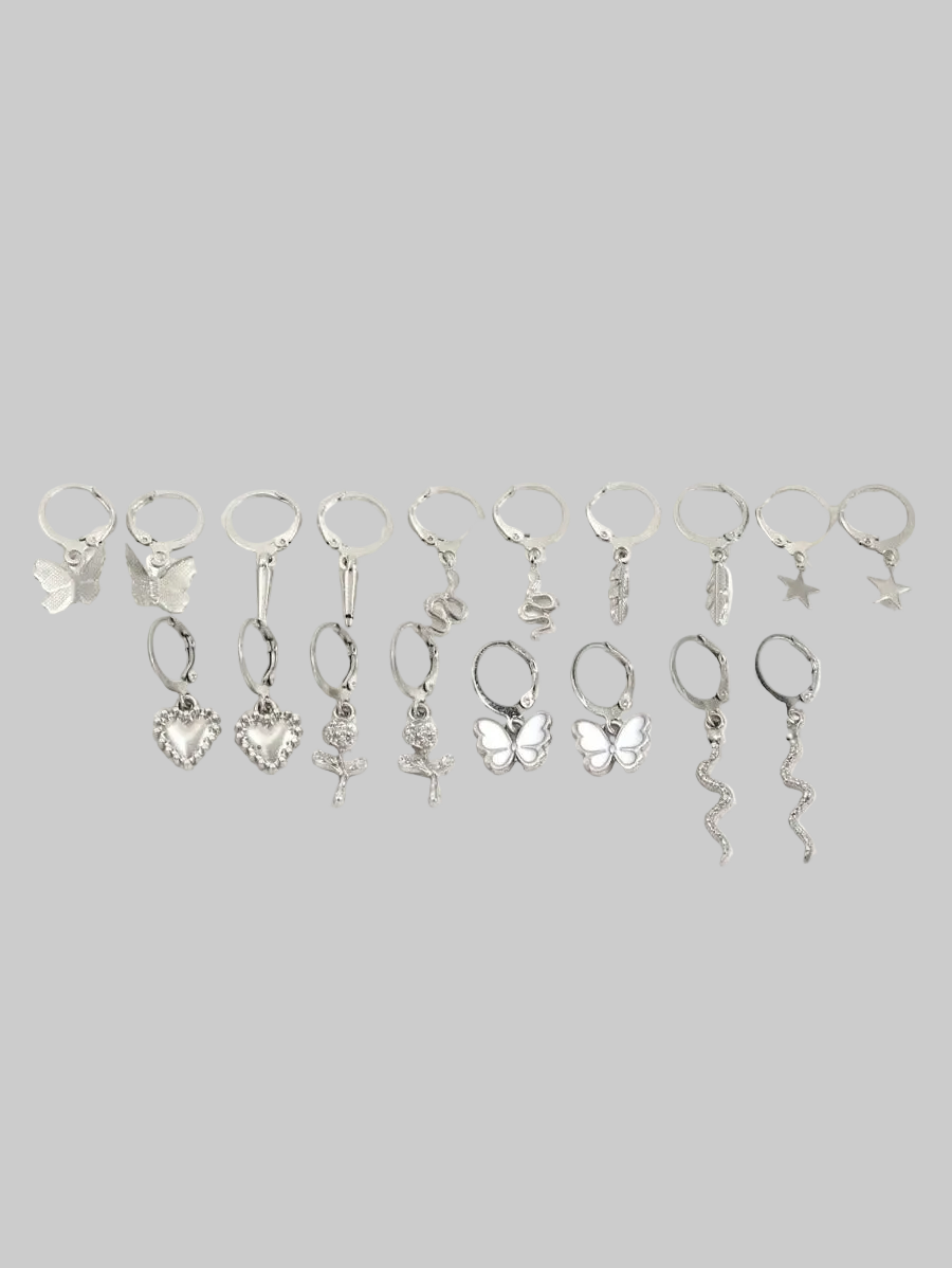 9 pair earrings set