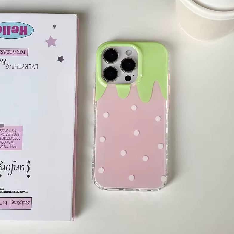 pink strawberry case
