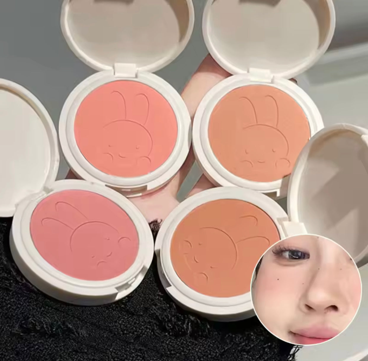 low saturation blushes 🐰