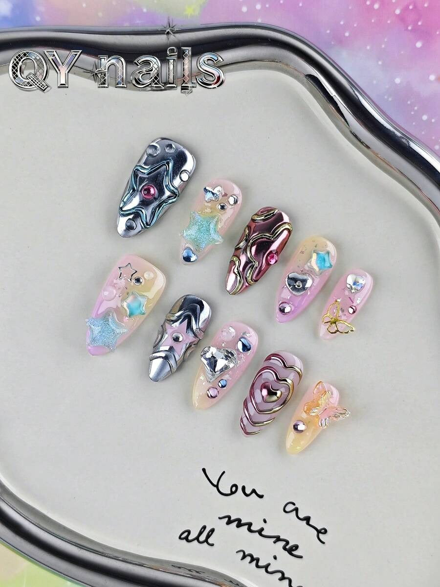 supernova chrome nails