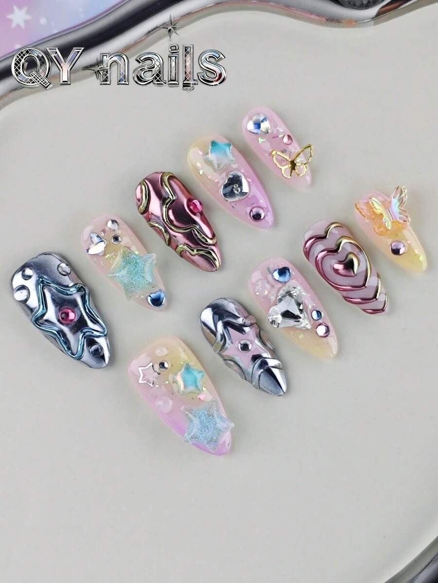 supernova chrome nails