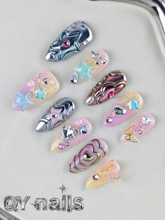 supernova chrome nails