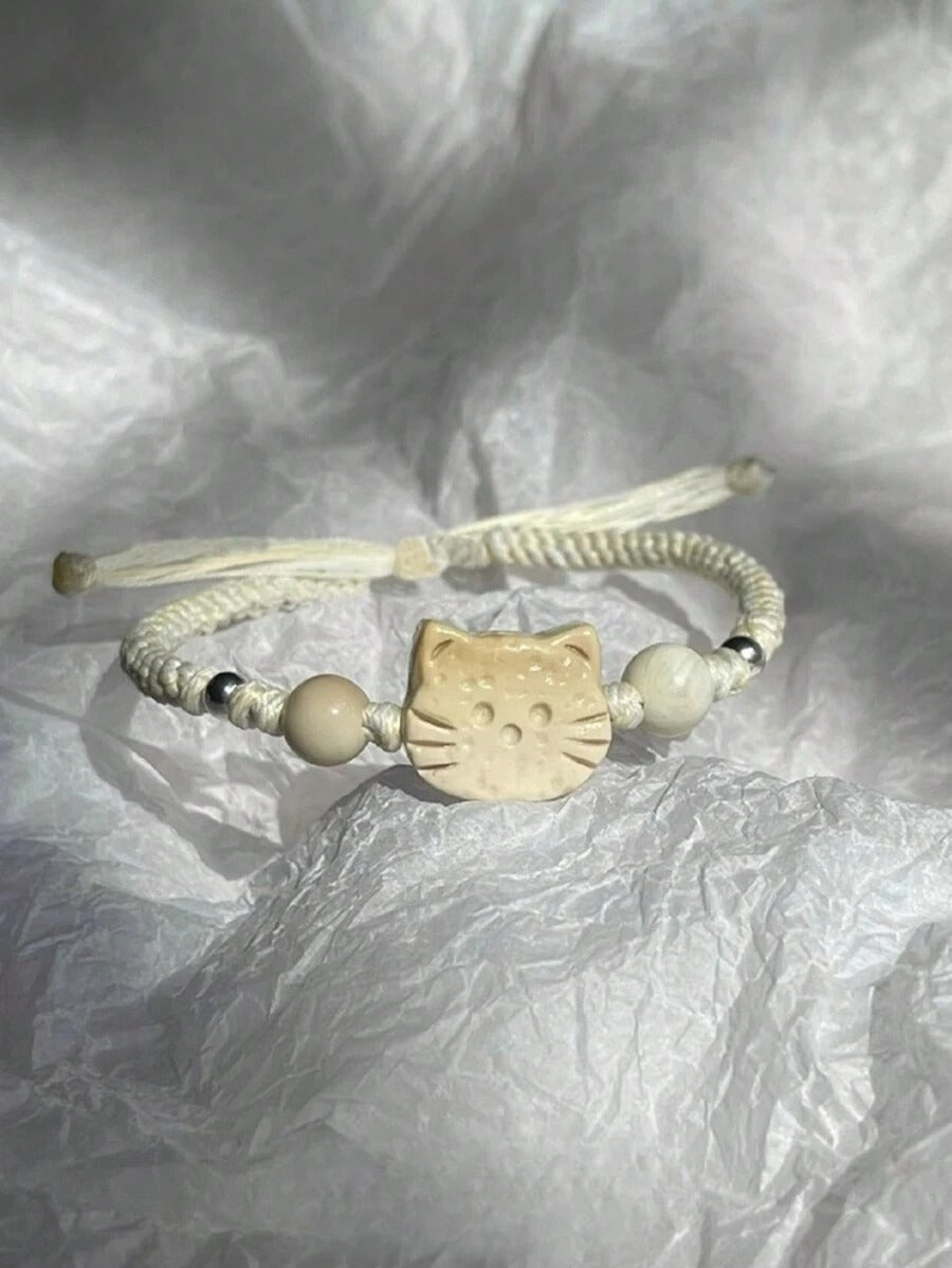 kawaii cat bracelet