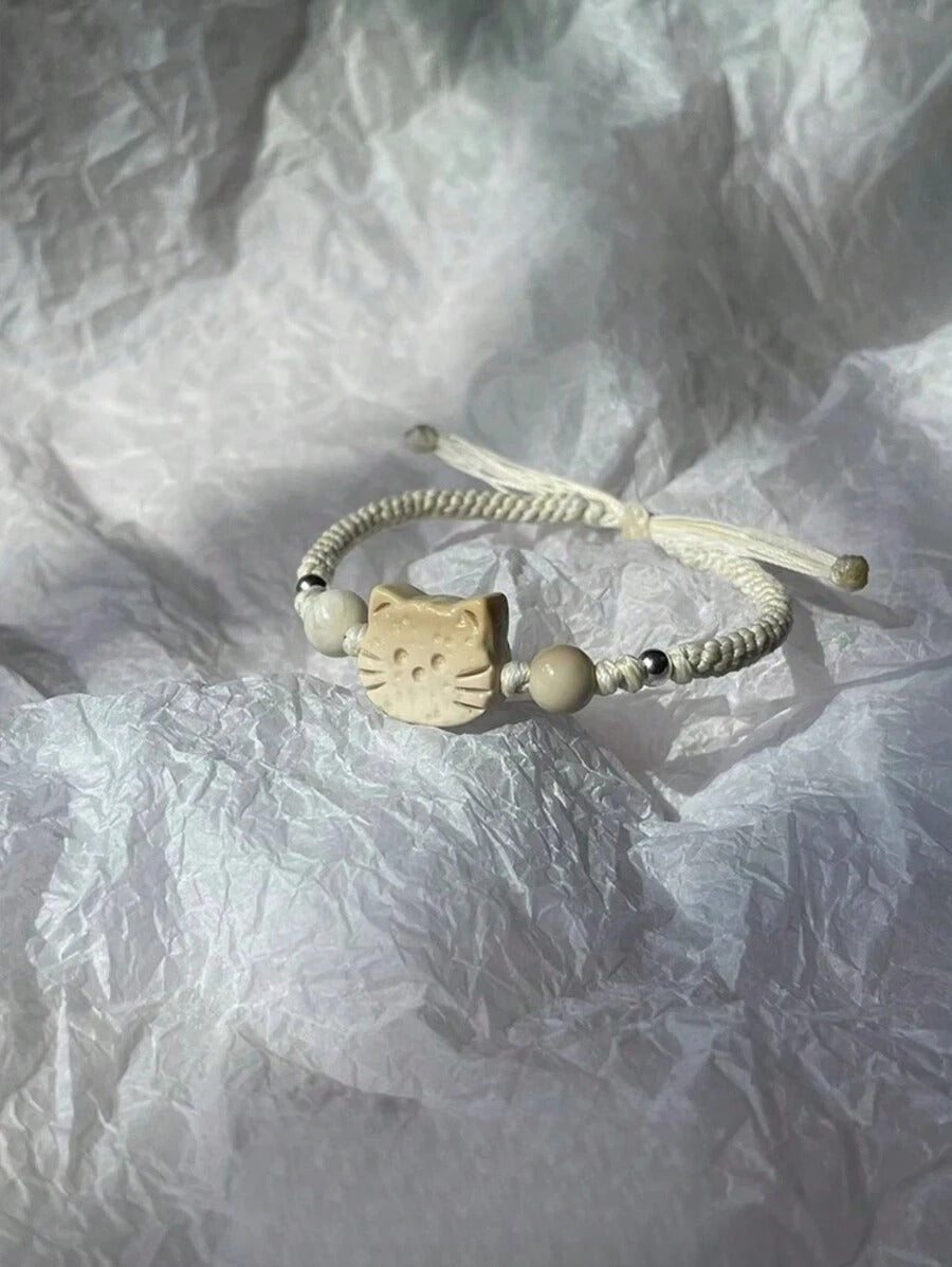 kawaii cat bracelet