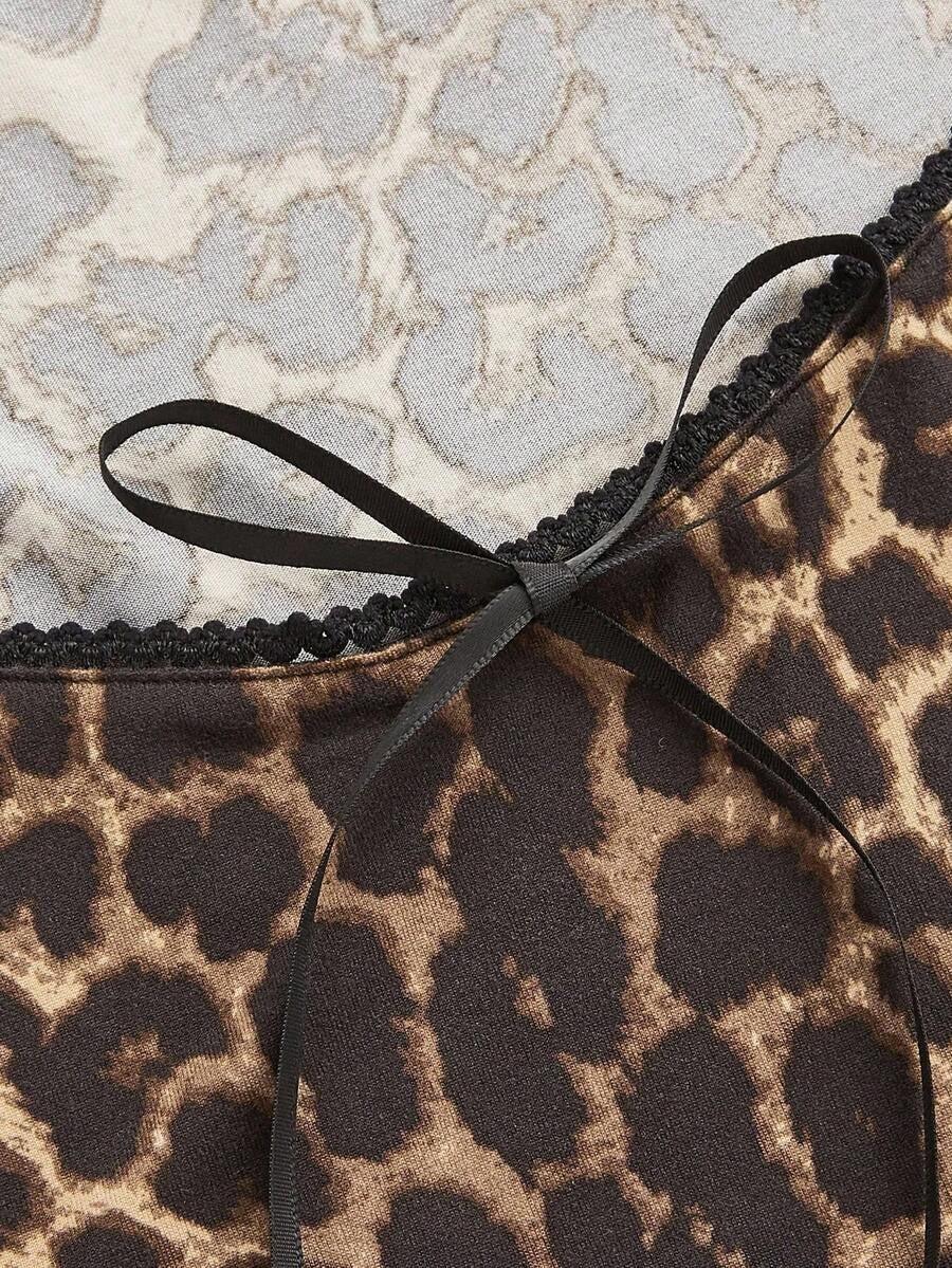 leopard print top