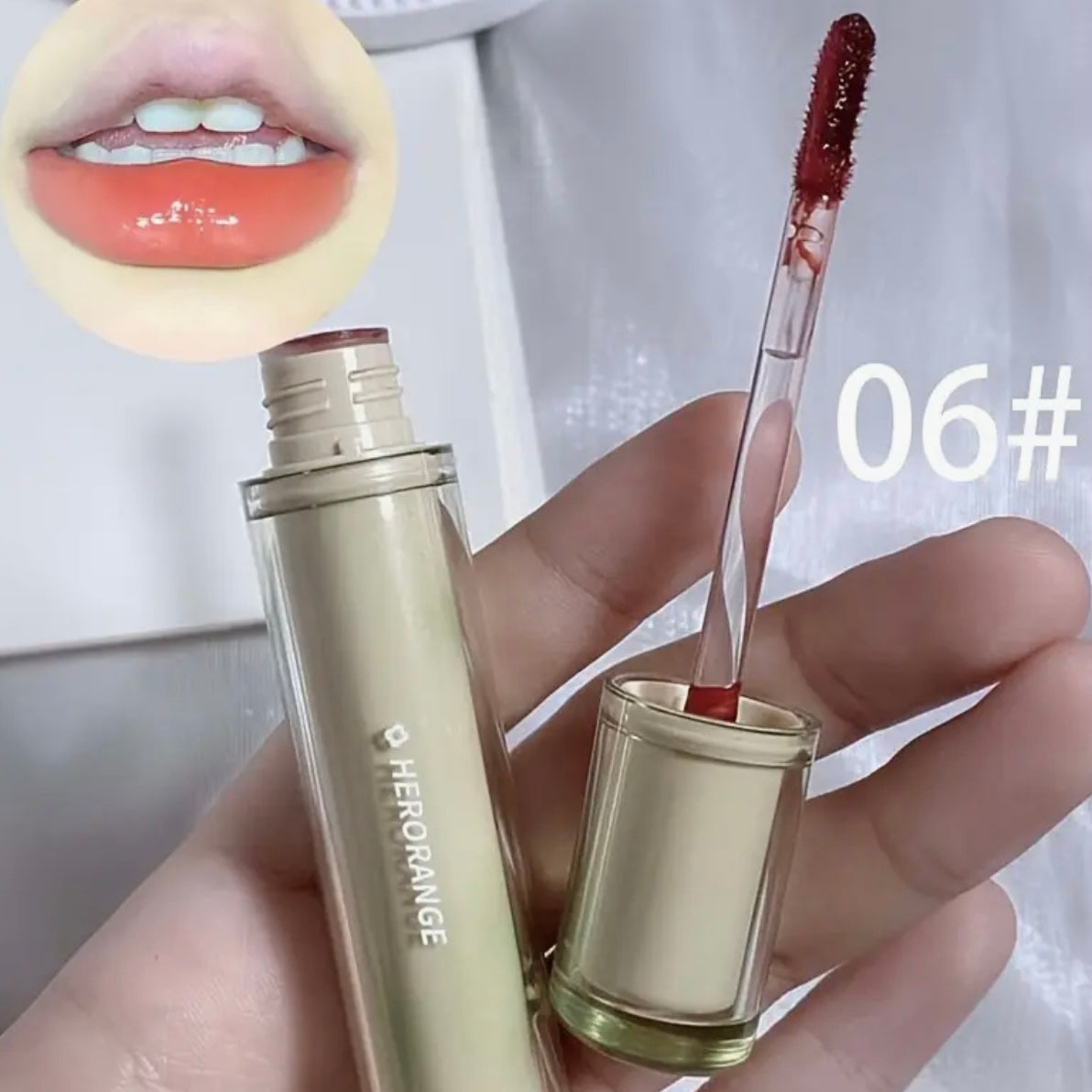 herorange lip glosses