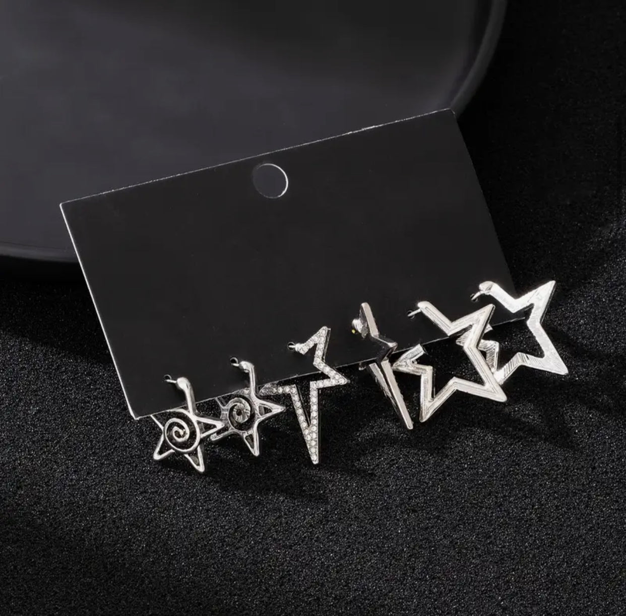star earrings set