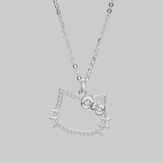 hello kitty necklace (stainless!!)