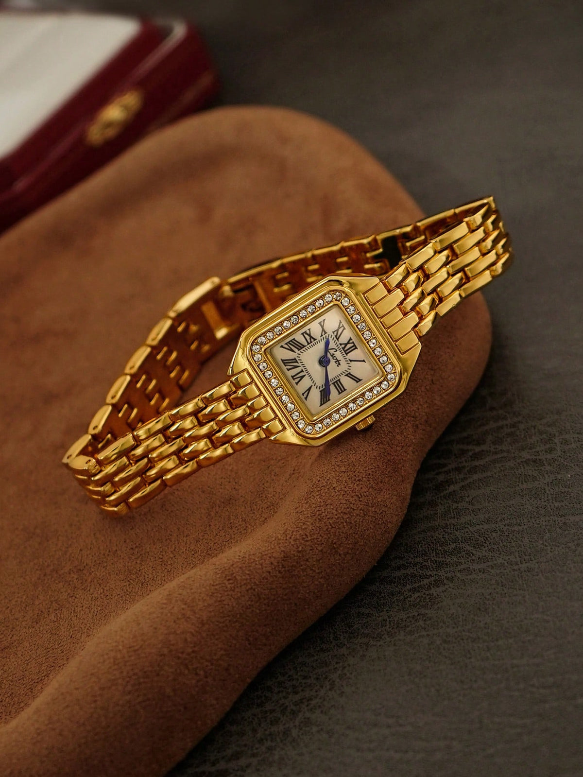 french style rhinestone watch