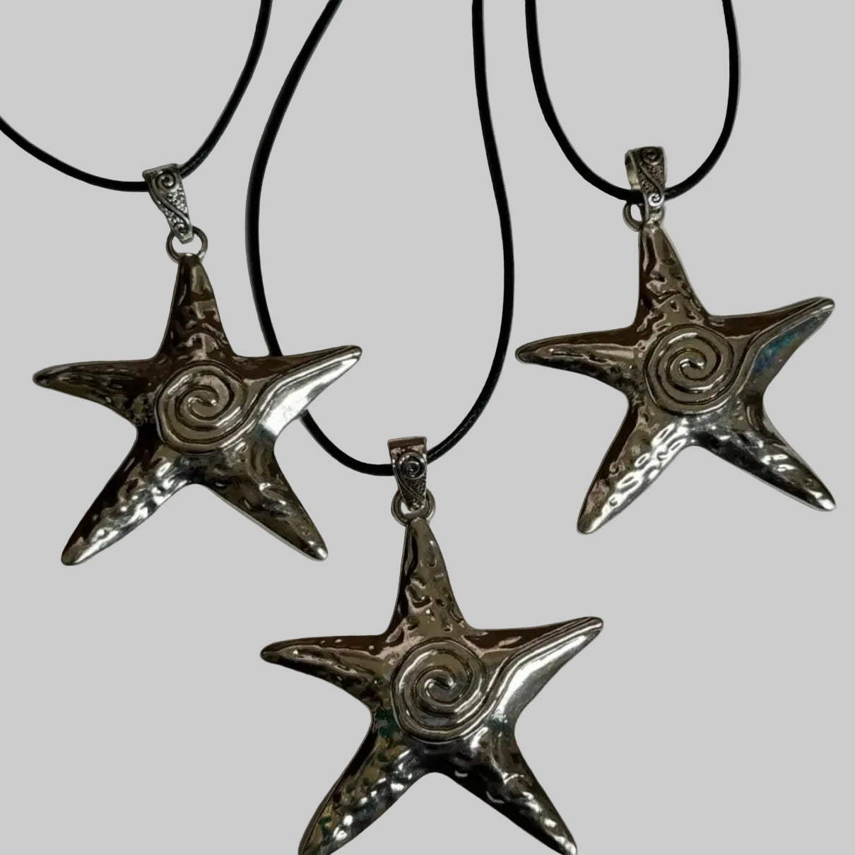 large size , heart star necklaces