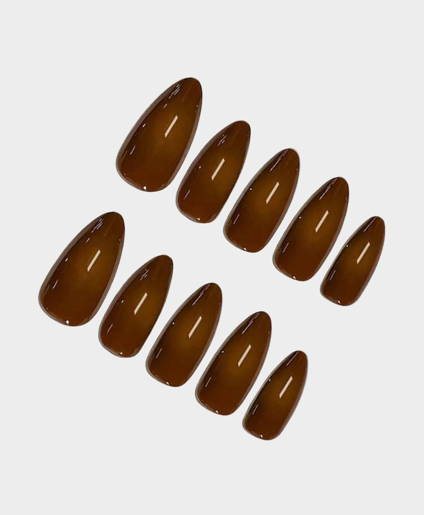 mud brown nails