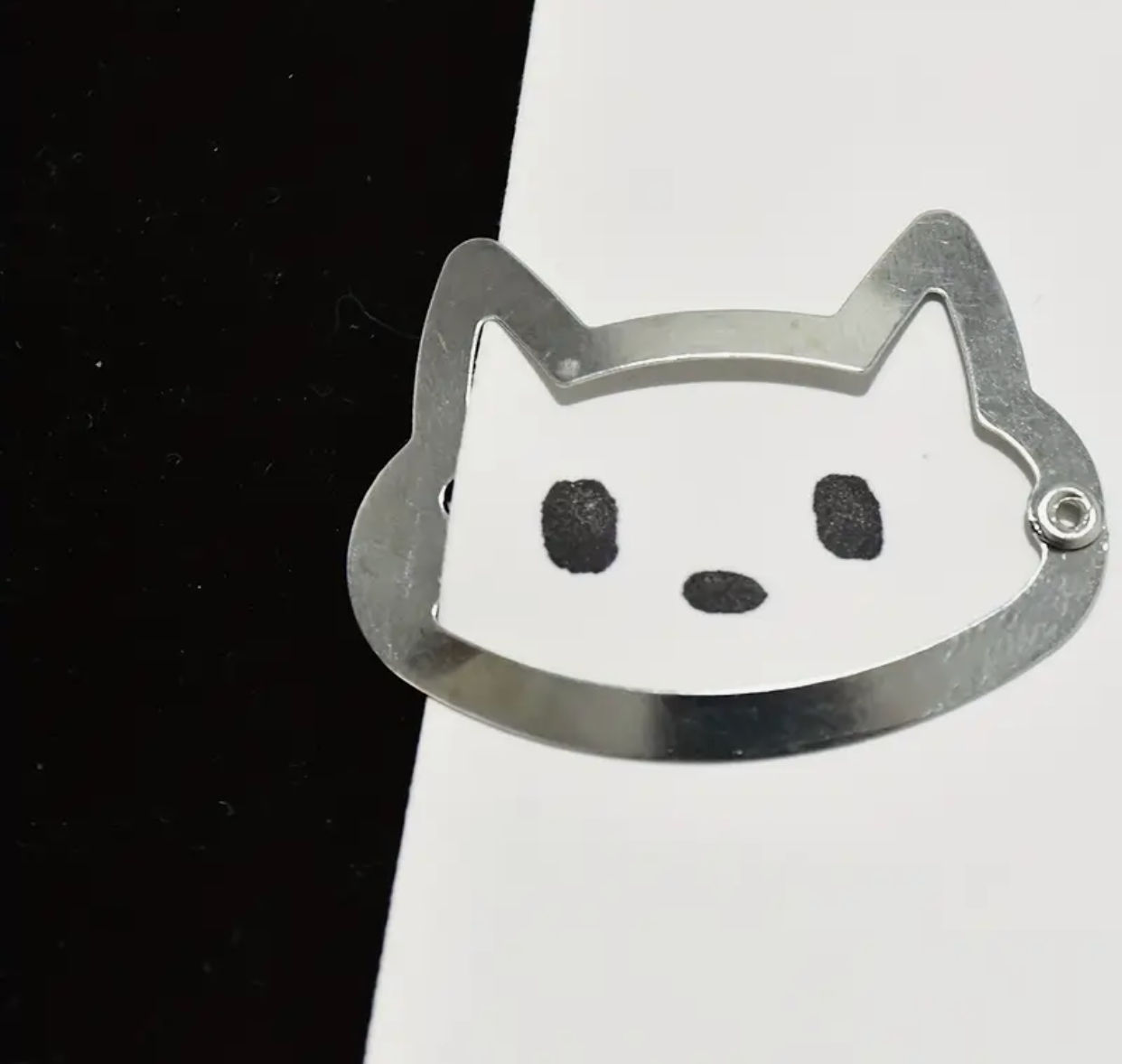 hello kitty silver hair pins