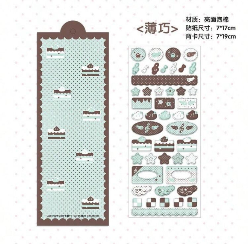 puffy stickers