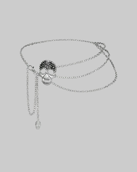 skull waist chain