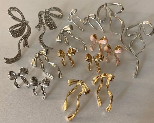 bow earrings