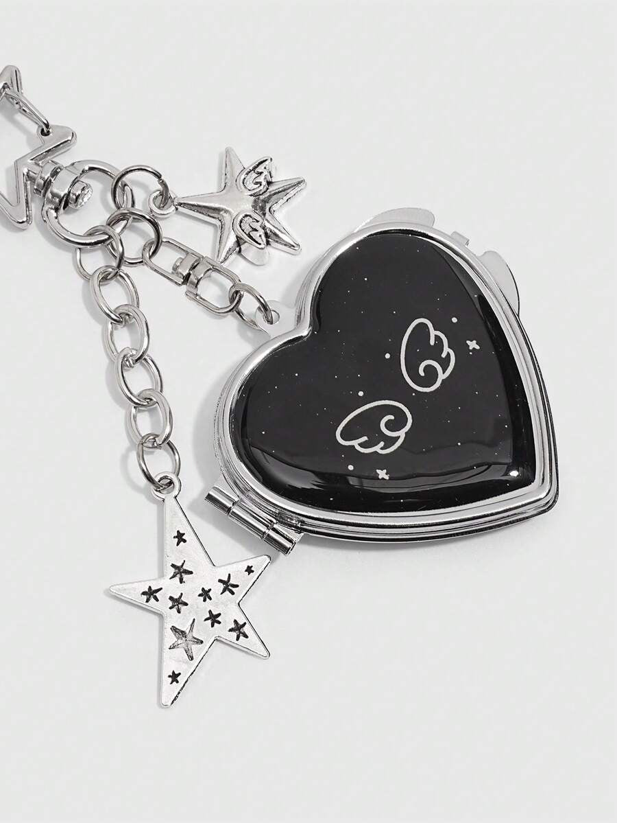 dark coquette bag charm and bag pin (7 pcs set)