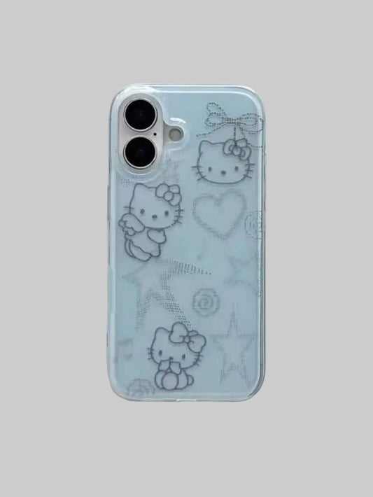baby blue hello kitty case