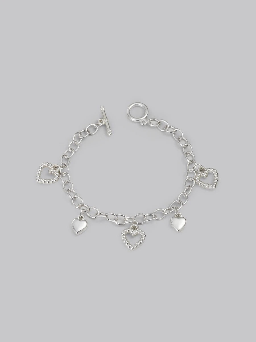 heart chain bracelet