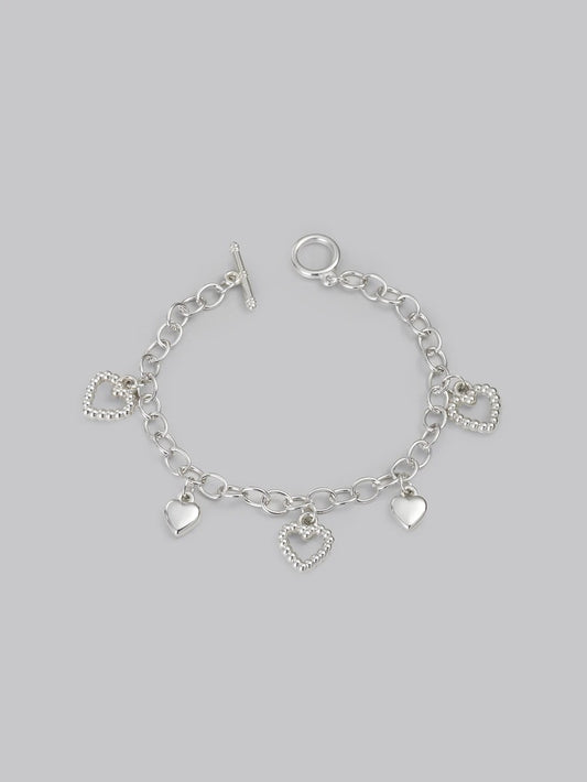 heart chain bracelet