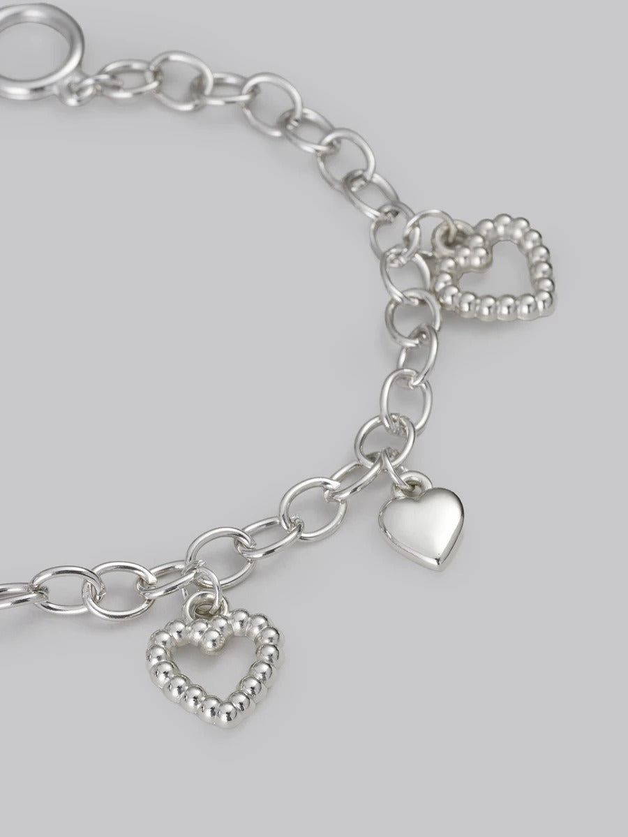 heart chain bracelet