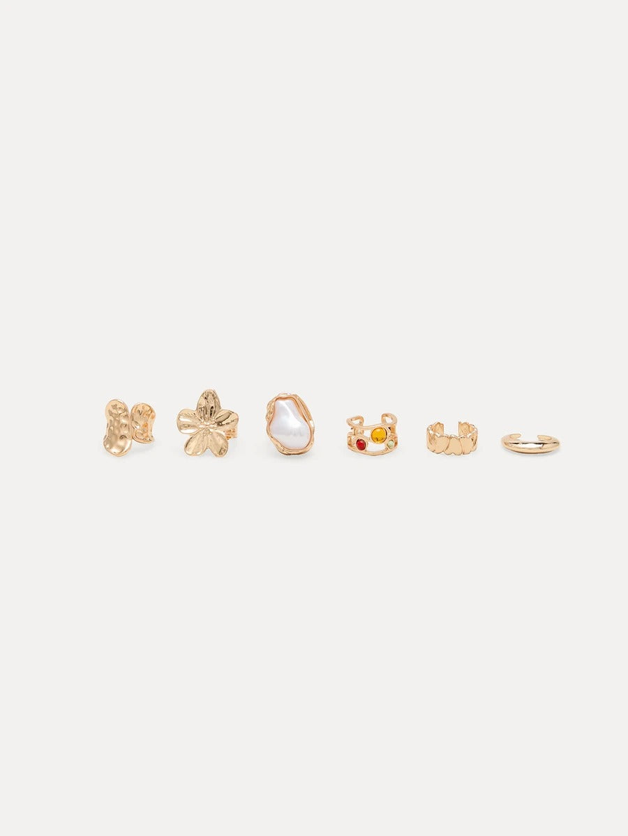 gold ring set
