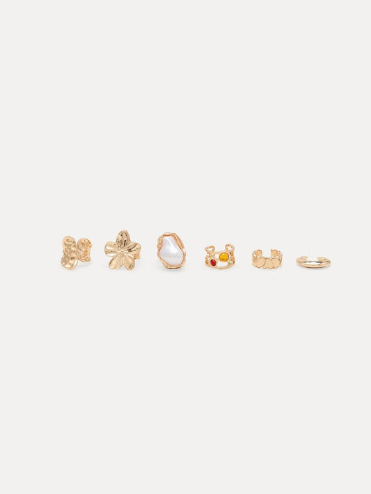 gold ring set