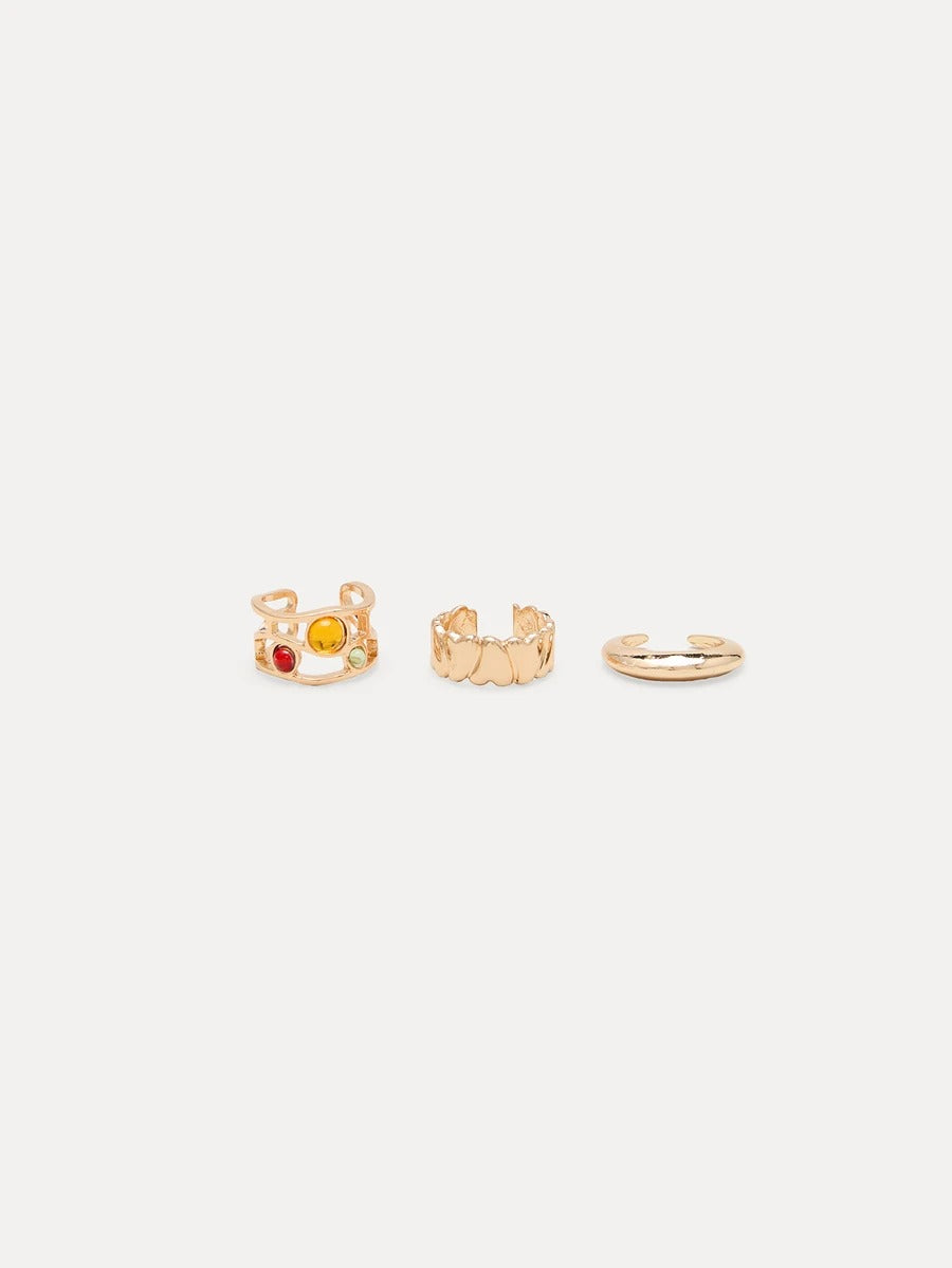 gold ring set