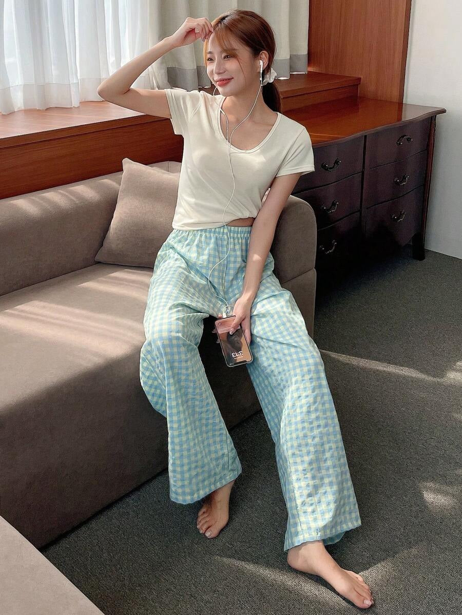 plaid pj