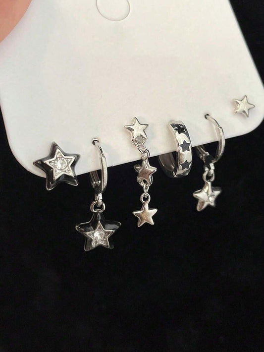 midnight cyber earrings set