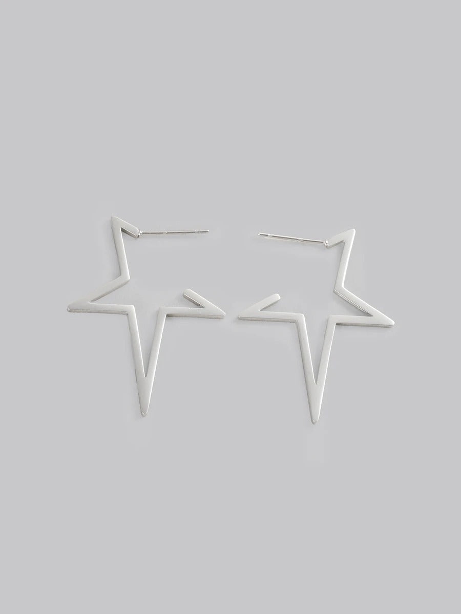 stargirl open hoop earrings
