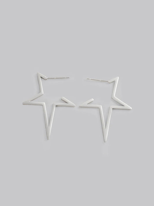 stargirl open hoop earrings