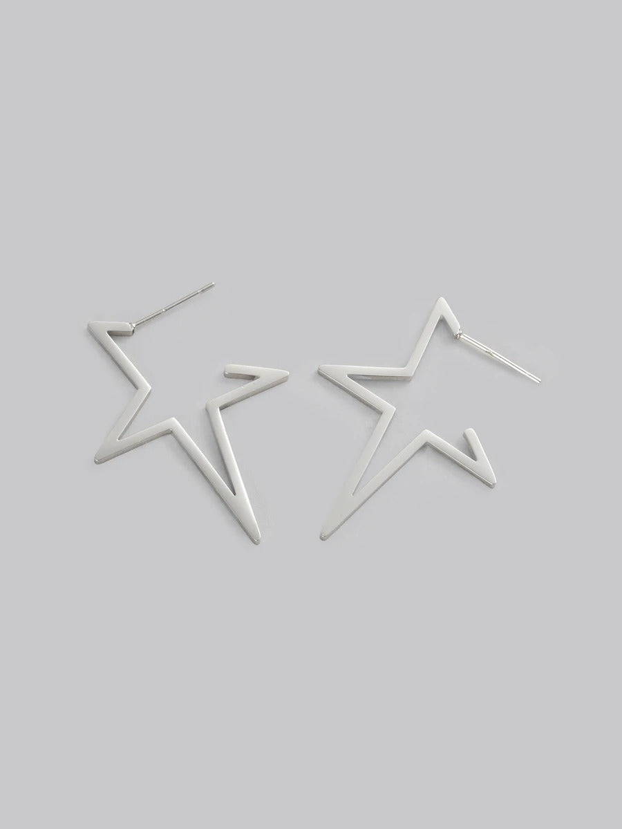 stargirl open hoop earrings