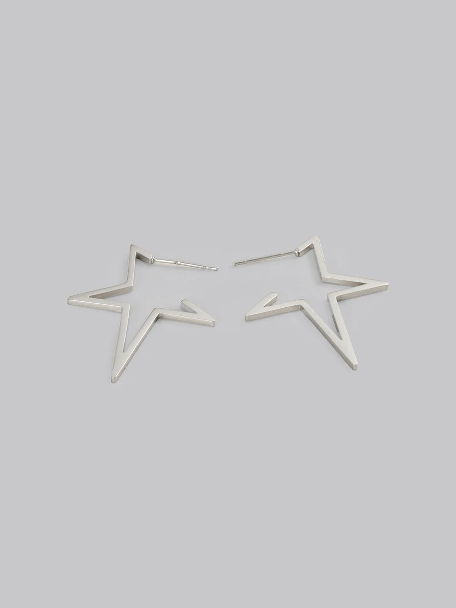stargirl open hoop earrings