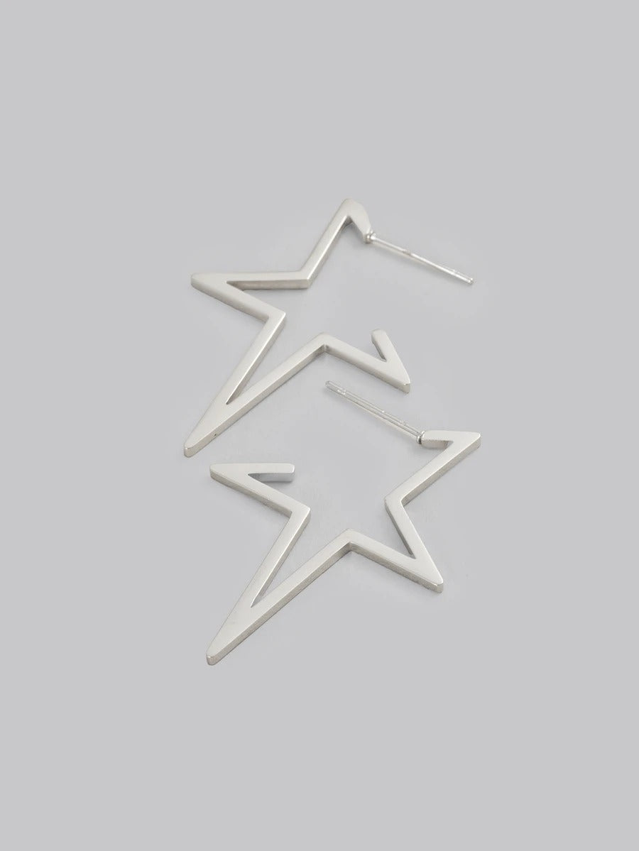 stargirl open hoop earrings
