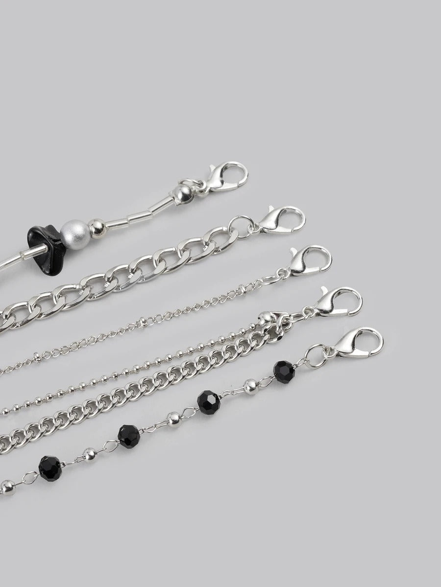 Star Layered Necklaces Set