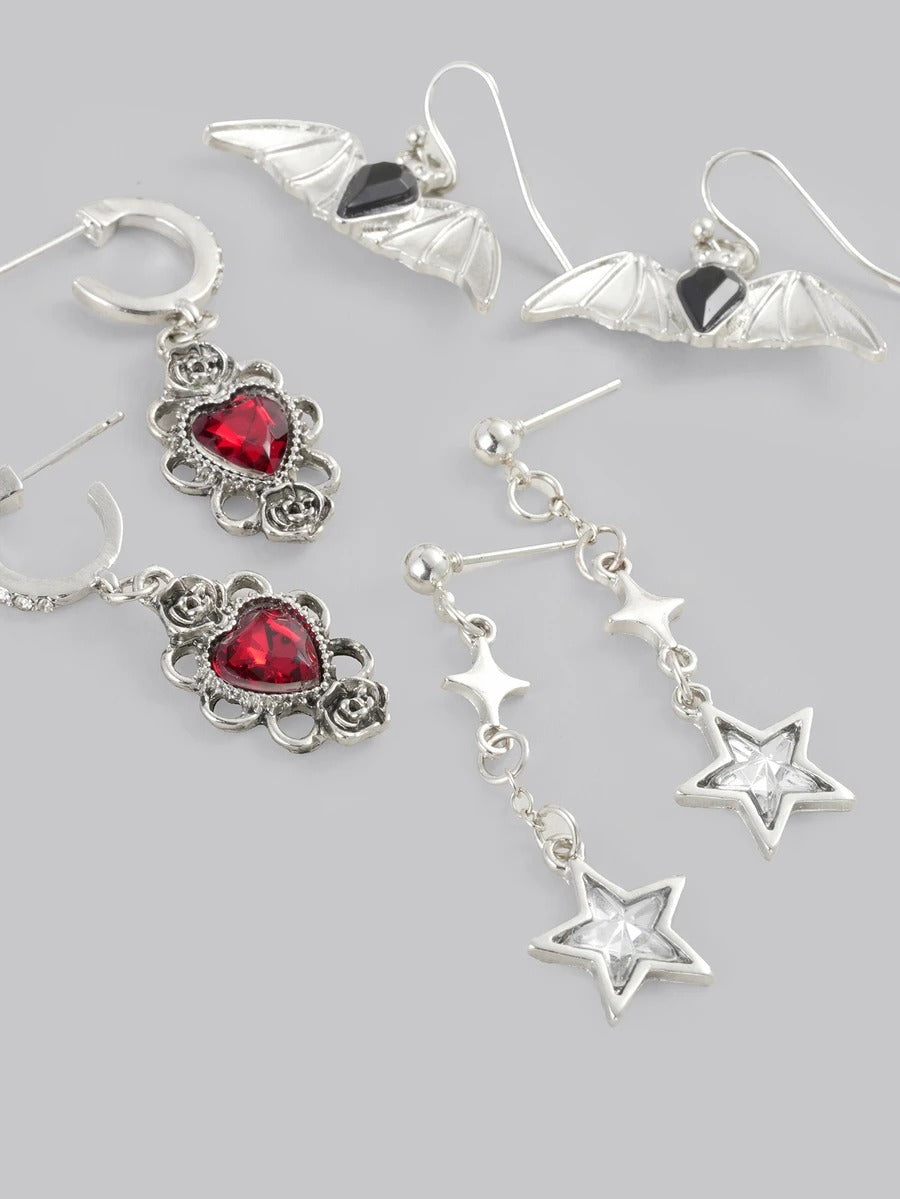 gothic earrings set