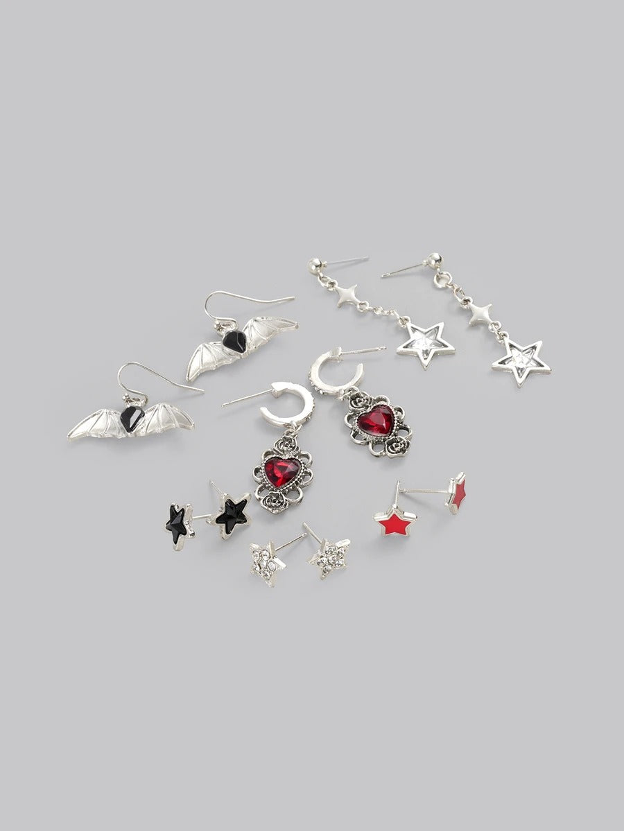 gothic earrings set
