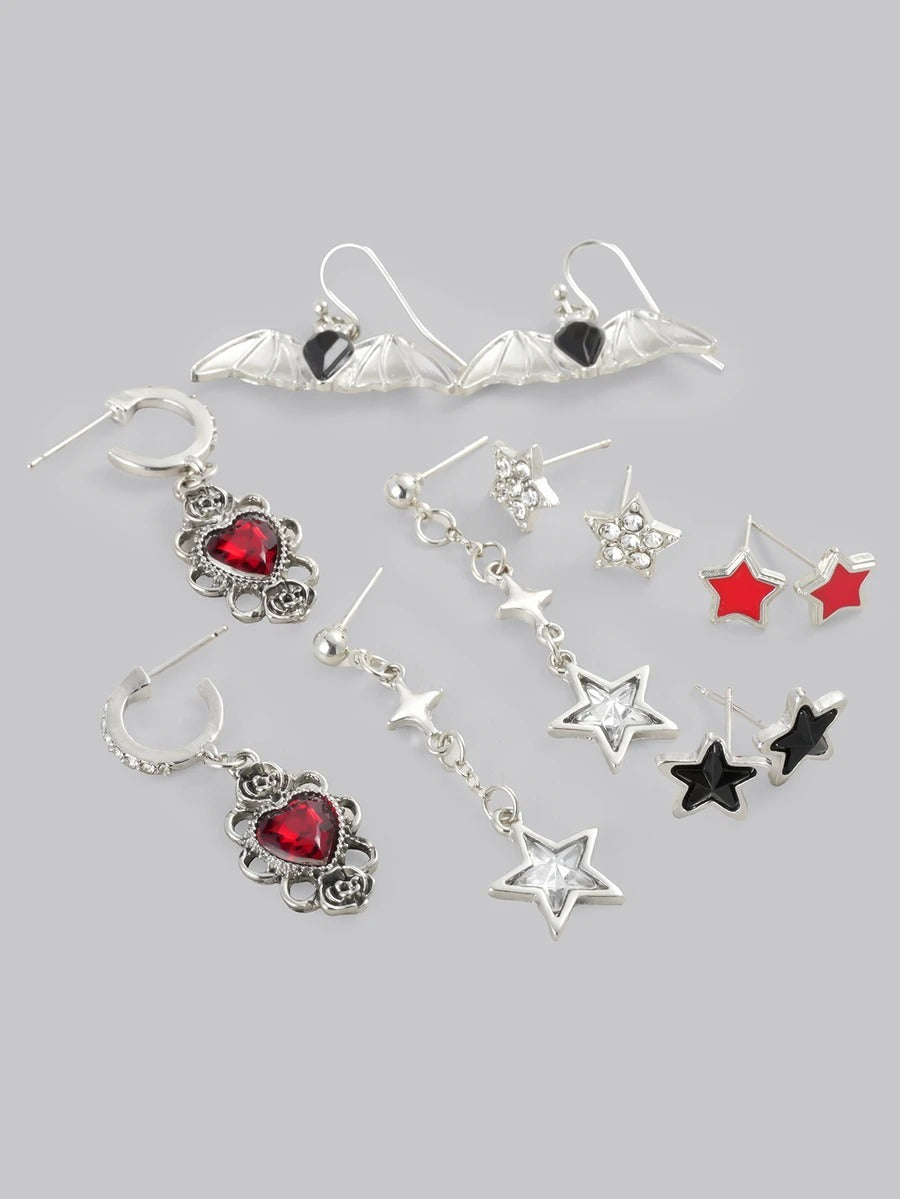 gothic earrings set