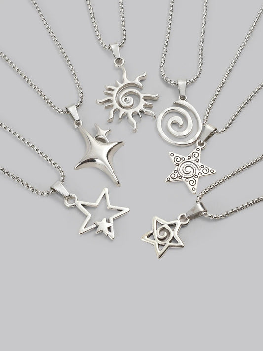 silver y2k pendants (stainless!!)