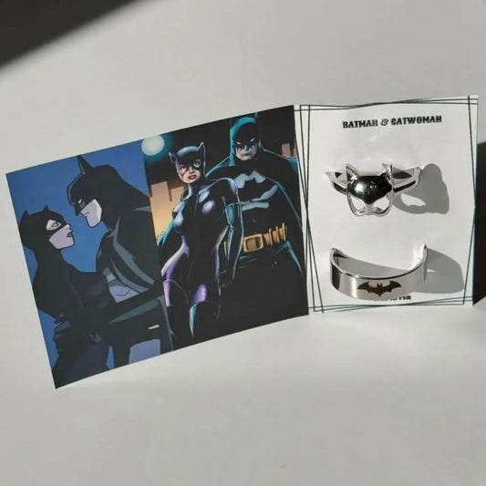 batman | catwoman ring set