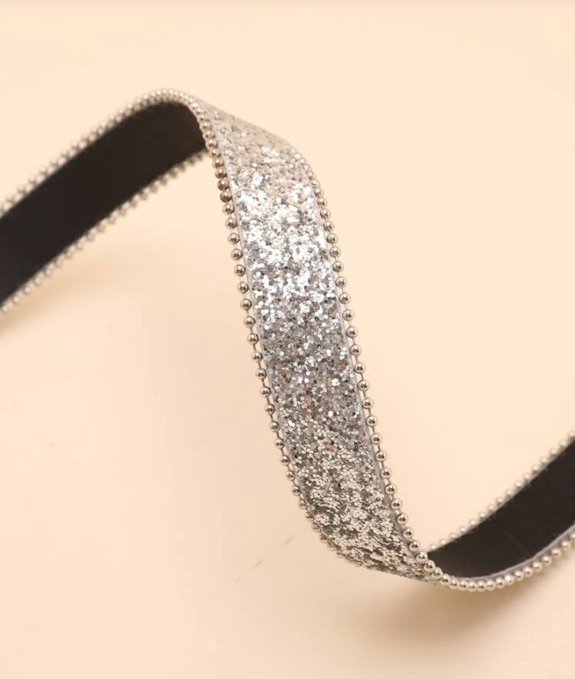 glitter sparkly belt