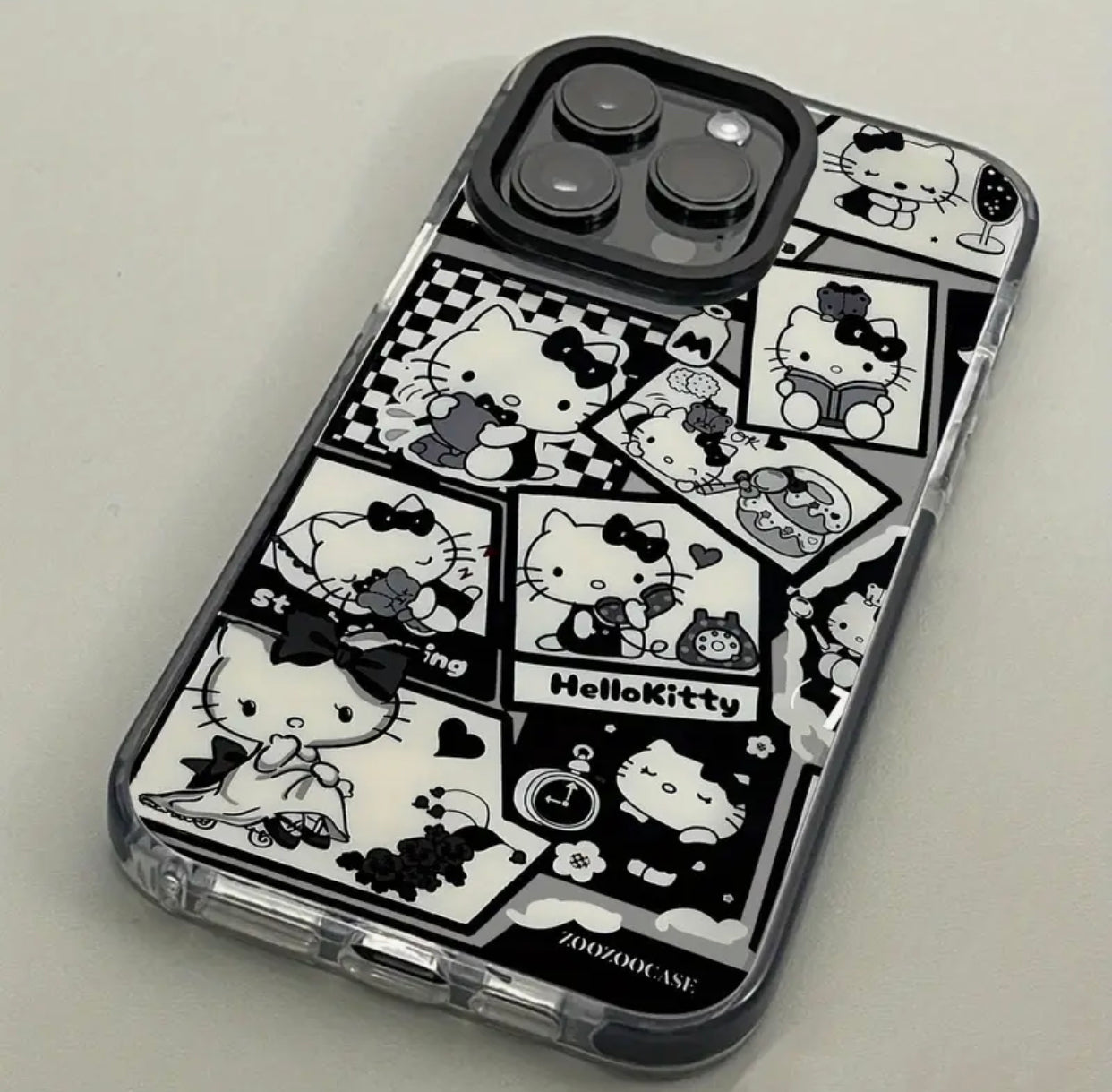 hello kittty black case