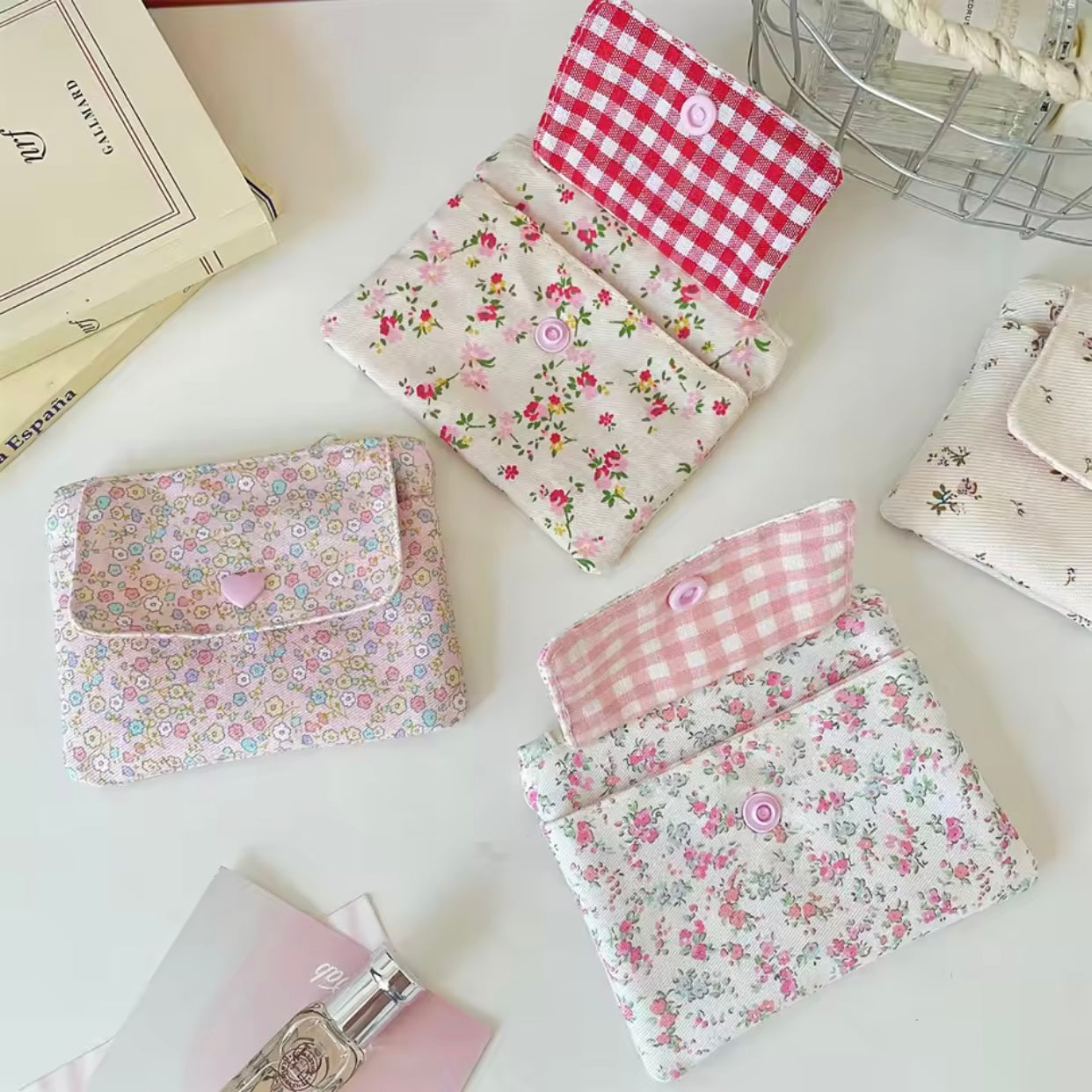 floral wallets