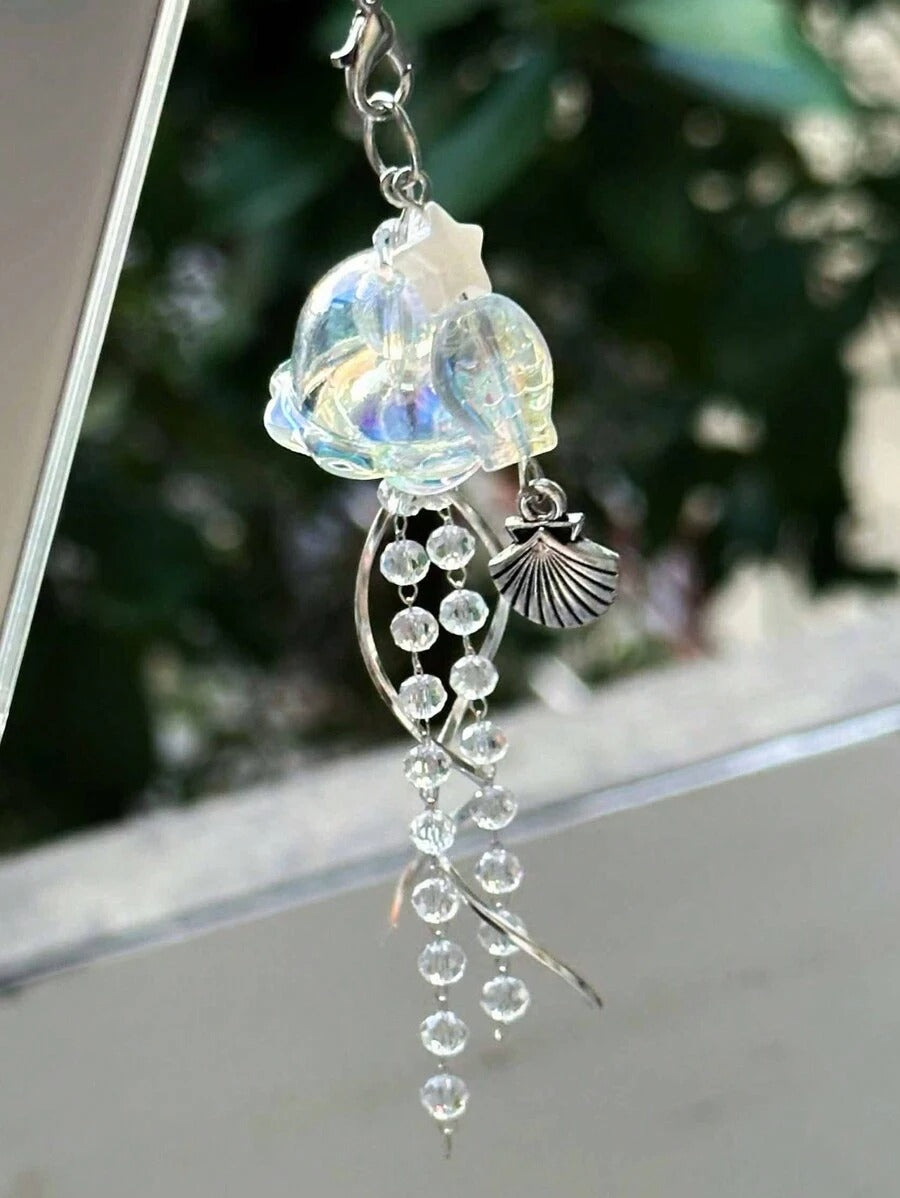 jellyfish phone charm