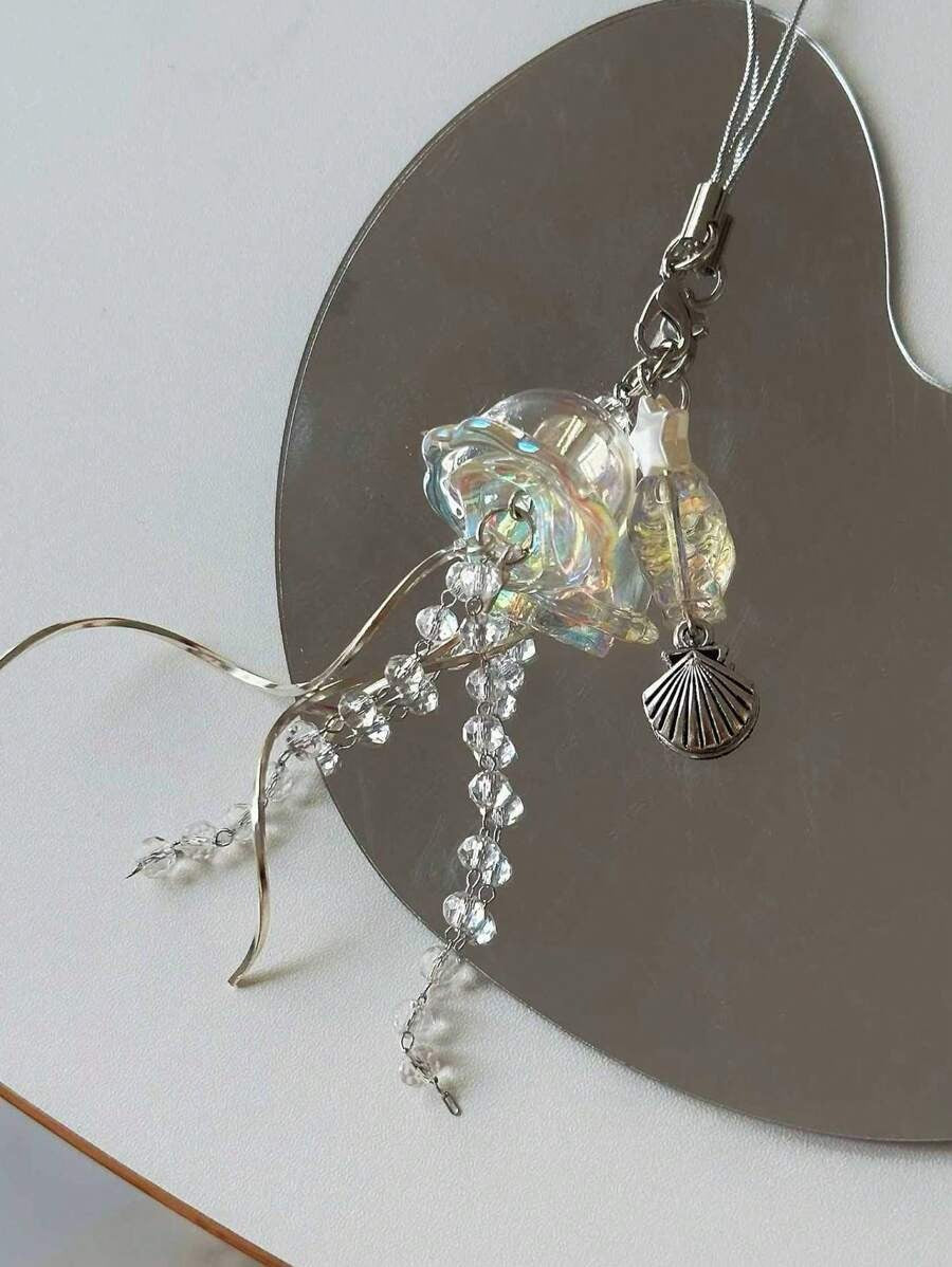 jellyfish phone charm